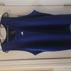 ADIDAS BRAND SIGNATURE MEN'S BLUE TANK TOP SIZE XL